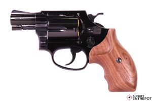 Marushin S&W M36 2inch Wood grip W-Deep BLACK ABS