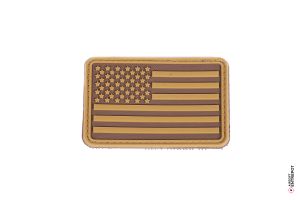 Patch PVC Drapeau USA (Tan)