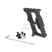 JJ Airsoft Grip Vertical Minivert pour Keymod et M-Lok (Black)