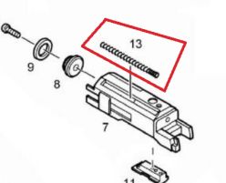 KJW Ressort de Nozzle pour KP07