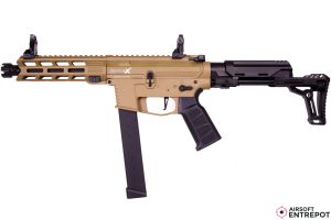 Lancer Tactical LT-35 Gen II Battle-X PDW AEG (Noir / Tan)