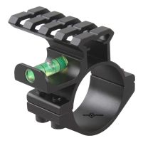 Vector Optics Anneau 30/25.4mm avec Rail et Niveau à Bulle