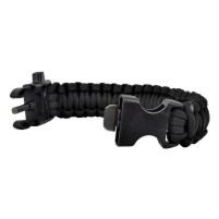 WoSport Bracelet de Survie (Noir)