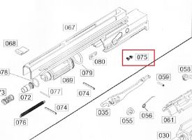 WE Part No. 75 pour SMG8 (vis)